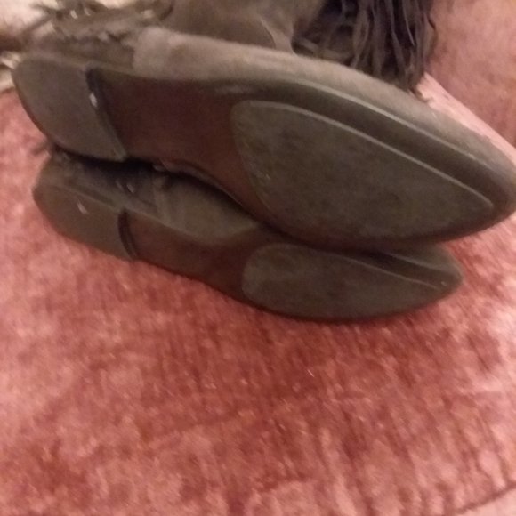 Sam Edelman over knee suede fringes galore boots - Picture 3 of 4